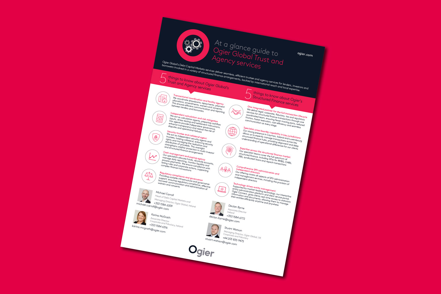 Ogier Global At A Glance Guide To Trustee And Agency Services