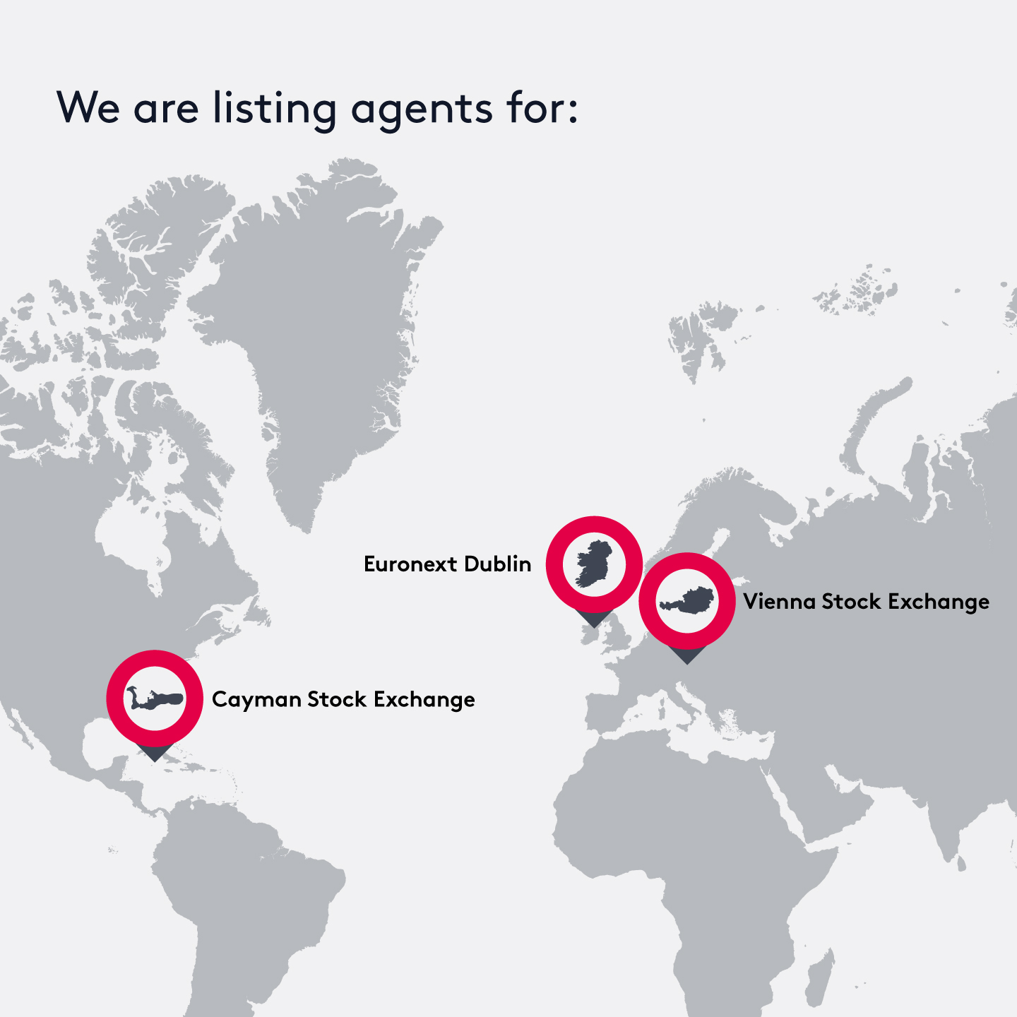 Ogier Listing Agents Stock Exchange Graphic