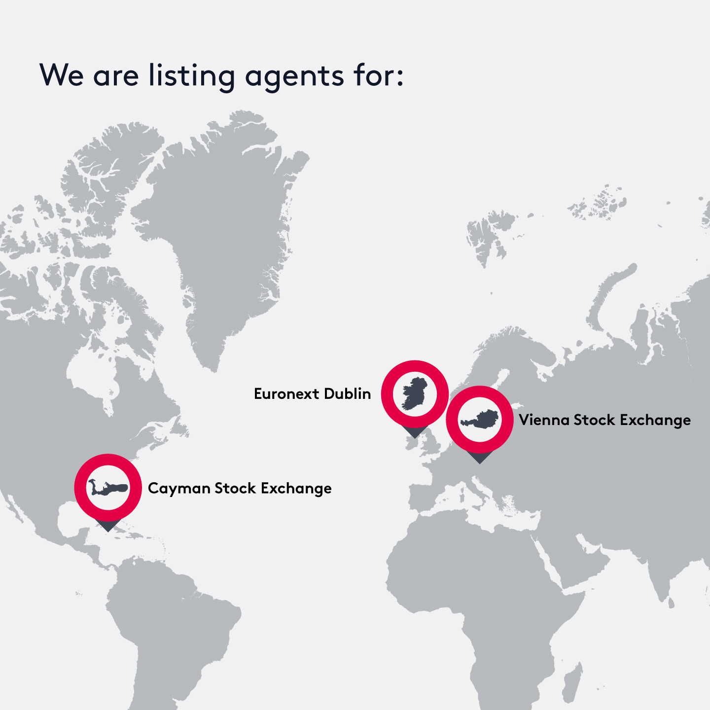 Ogier Listing Agents Stock Exchange Graphic