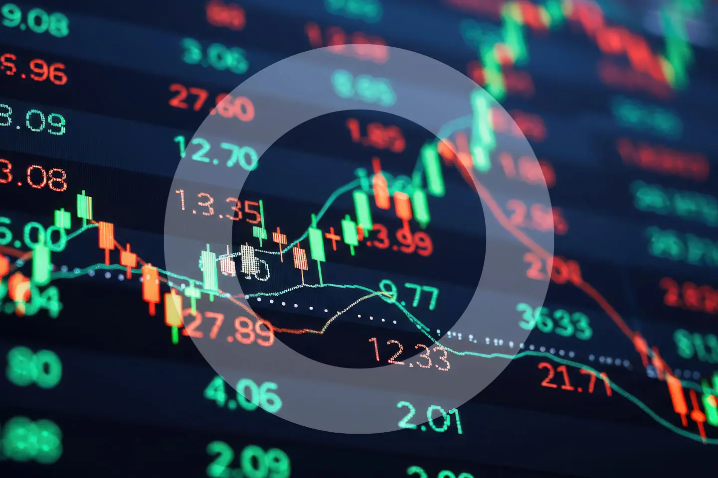 stock market display