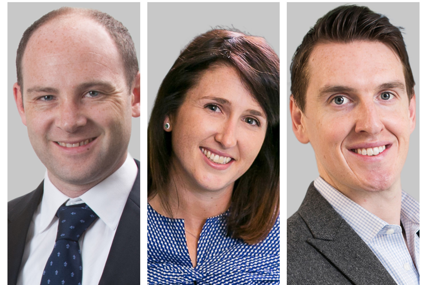 Group headshot Richard Bennett, Maria Edgworth and Gavin Fitzgerald