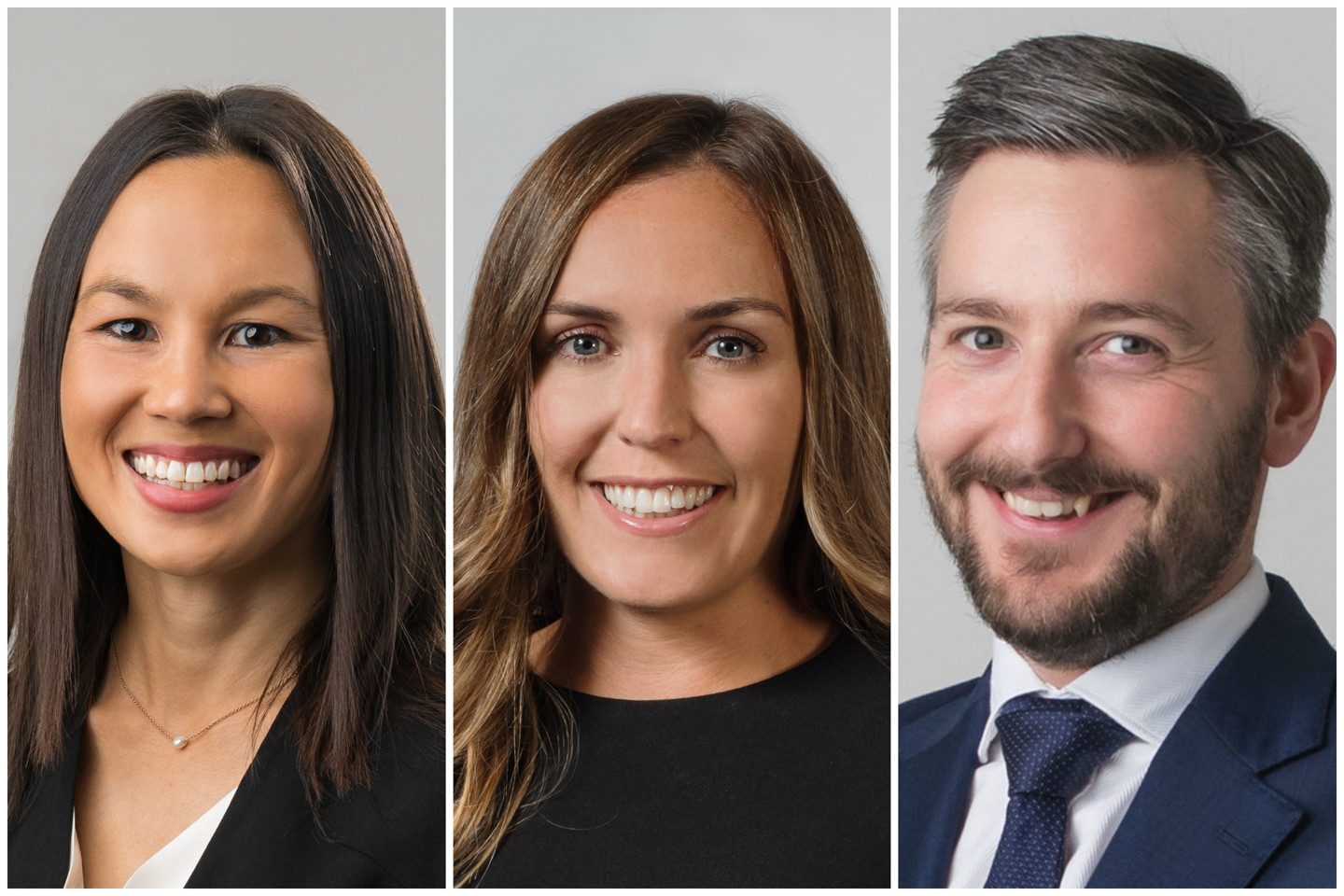 Gemma Cowan, Jessica Crawford and Graeme Loarridge