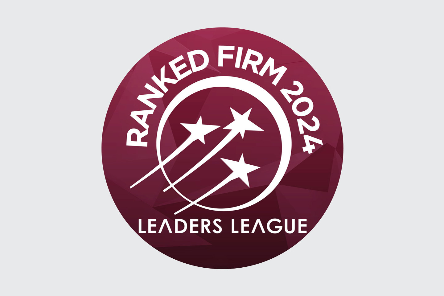 Leaders League 2024 badge ranking Ogier as a top Luxembourg law firm.