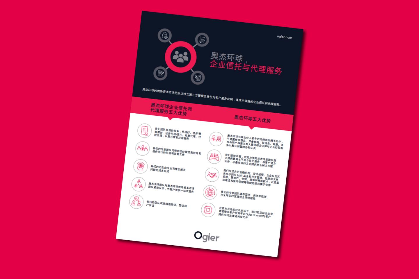 Factsheet Corporate Trust And Agency Services Chinese 5 Things