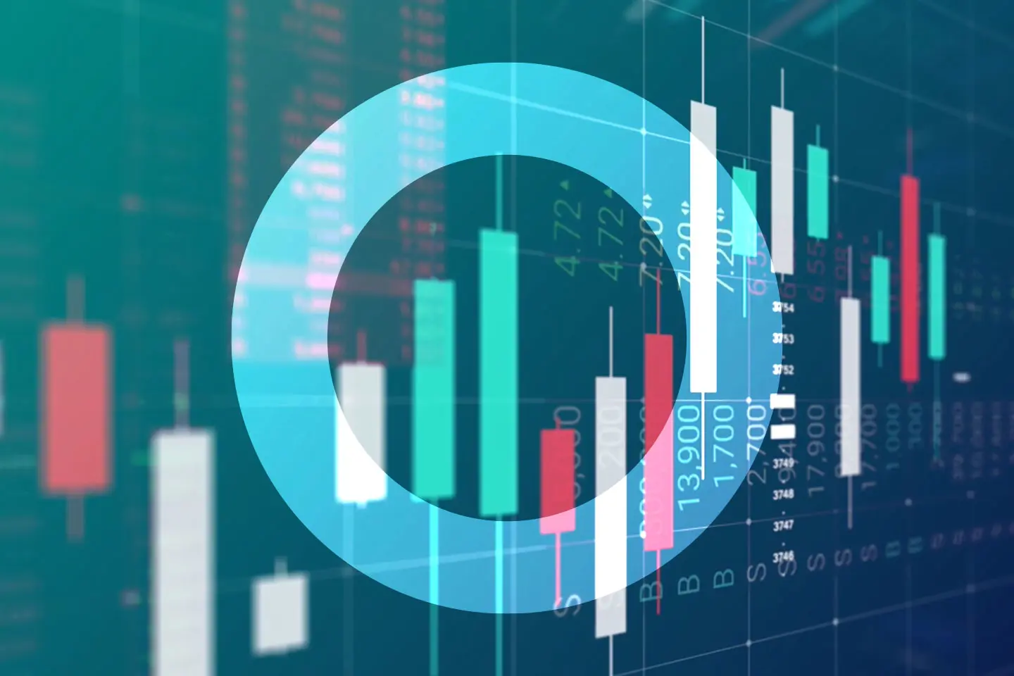 Trading Desk Computer Screen