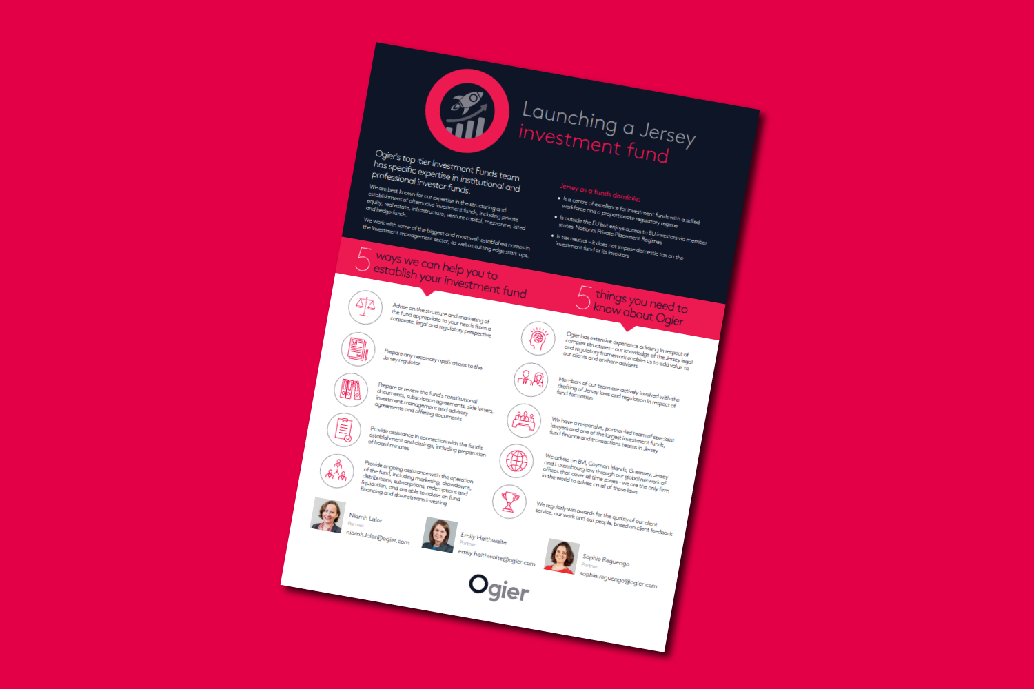 At A Glance Guide to Launching a Jersey investment fund Ogier
