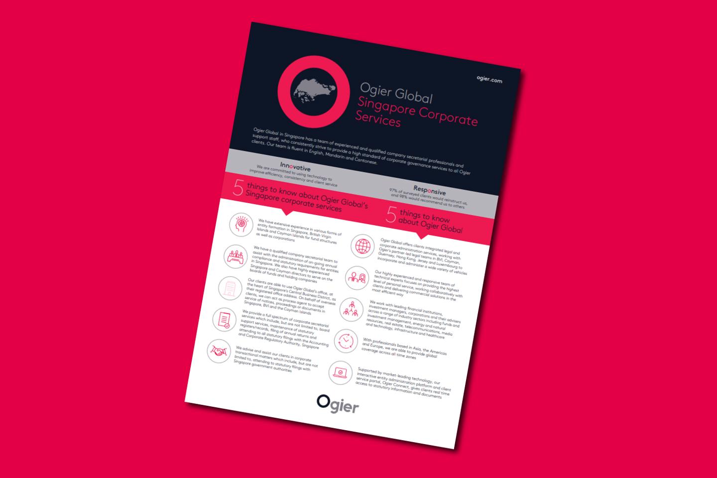 Factsheet Singapore Corporate Services 5 Things