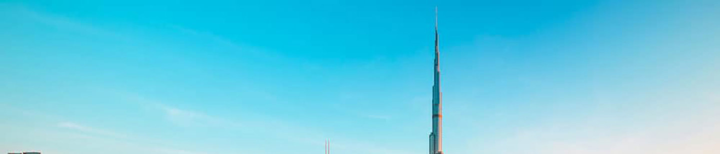 Dubai skyline at dawn