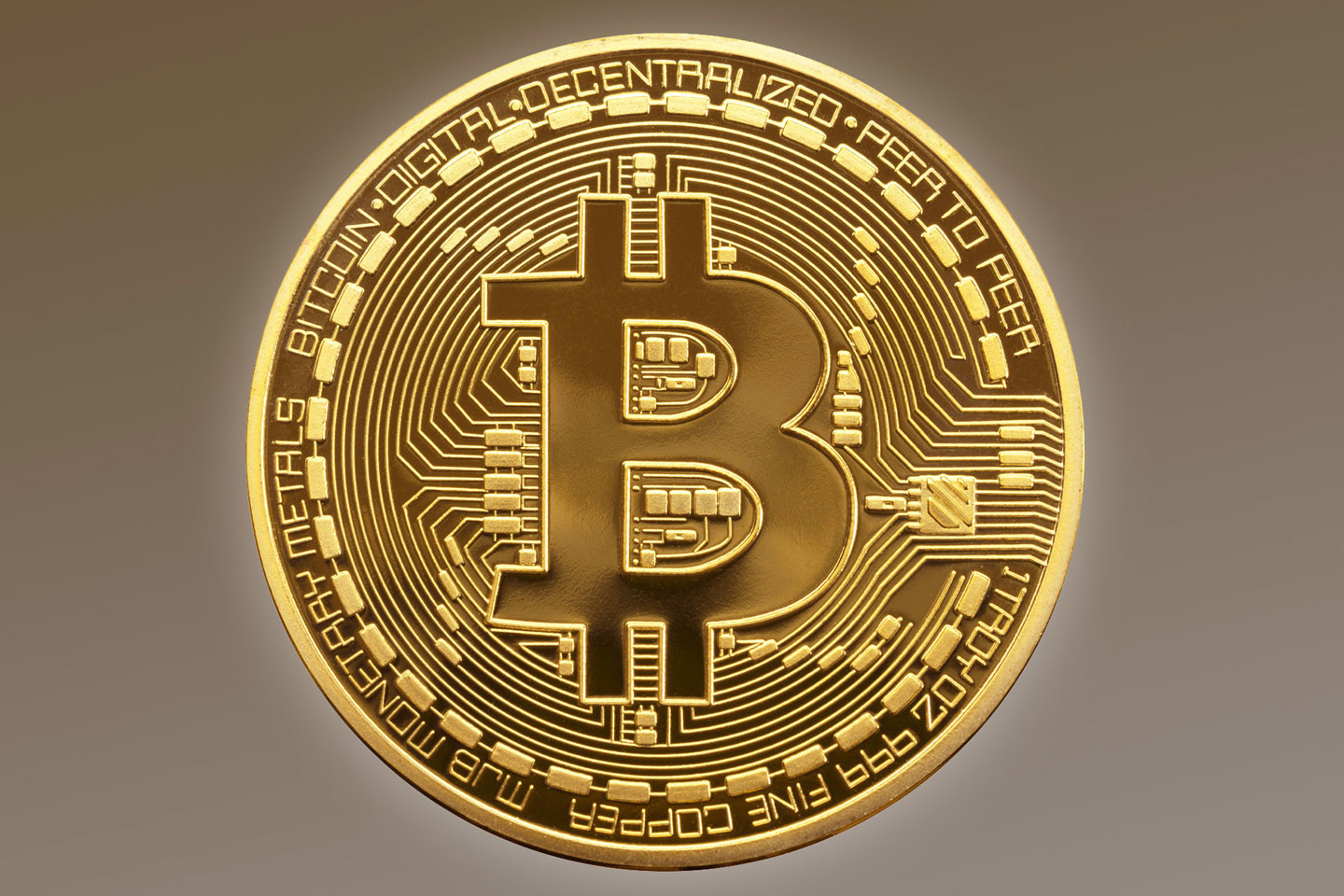 gold bitcoin change